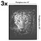 Americanflat Snap-In Picture Frame in Black - Set of 3 - Poster Frame with Slimline Molding, Plexiglass Cover, and Hanging Hardware - Black